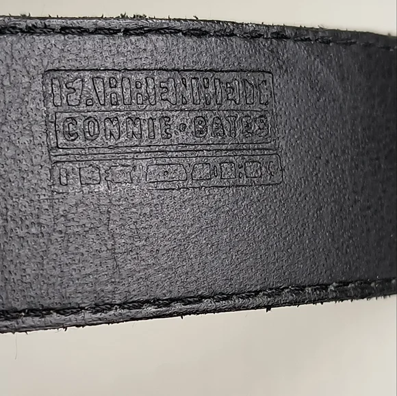 Connie Bates For Fahrenheit Brown Embossed Belt with Gold Buckle - Picture 10 of 15